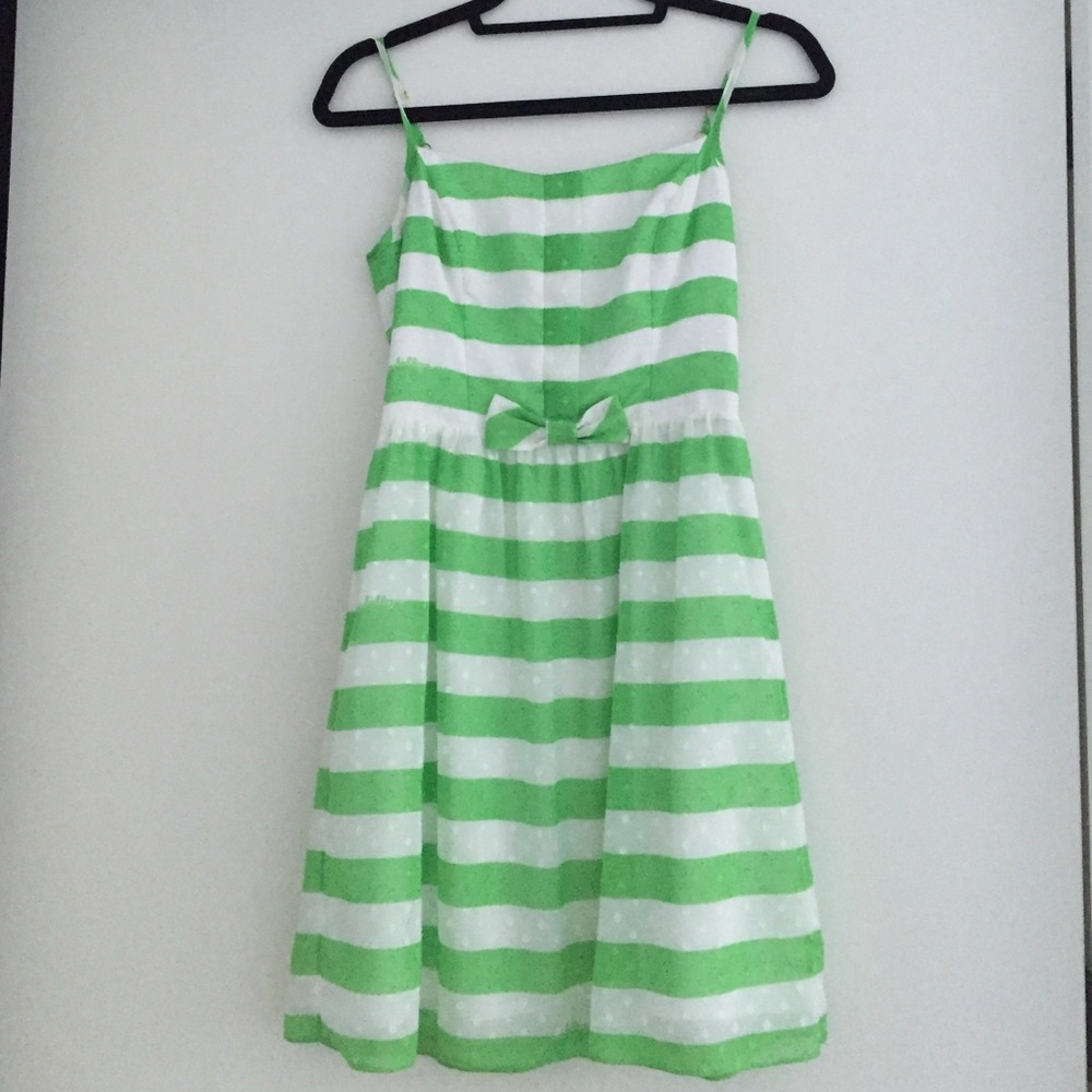 EUC LILLY PULITZER Antonia Dress green/white sz0
